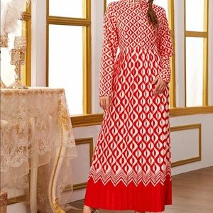 Geo print maxi dress 🌹